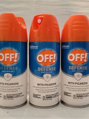 OFF! Defense Insect Repellent Spray lot of 3